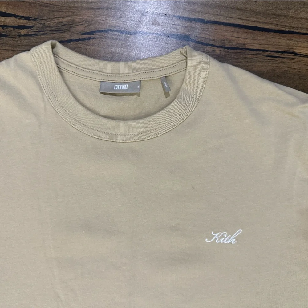 Kith Cream Cotton Blend Tee - Picture 2 of 3